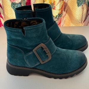 Fly London Rily991FLY blue suede boots